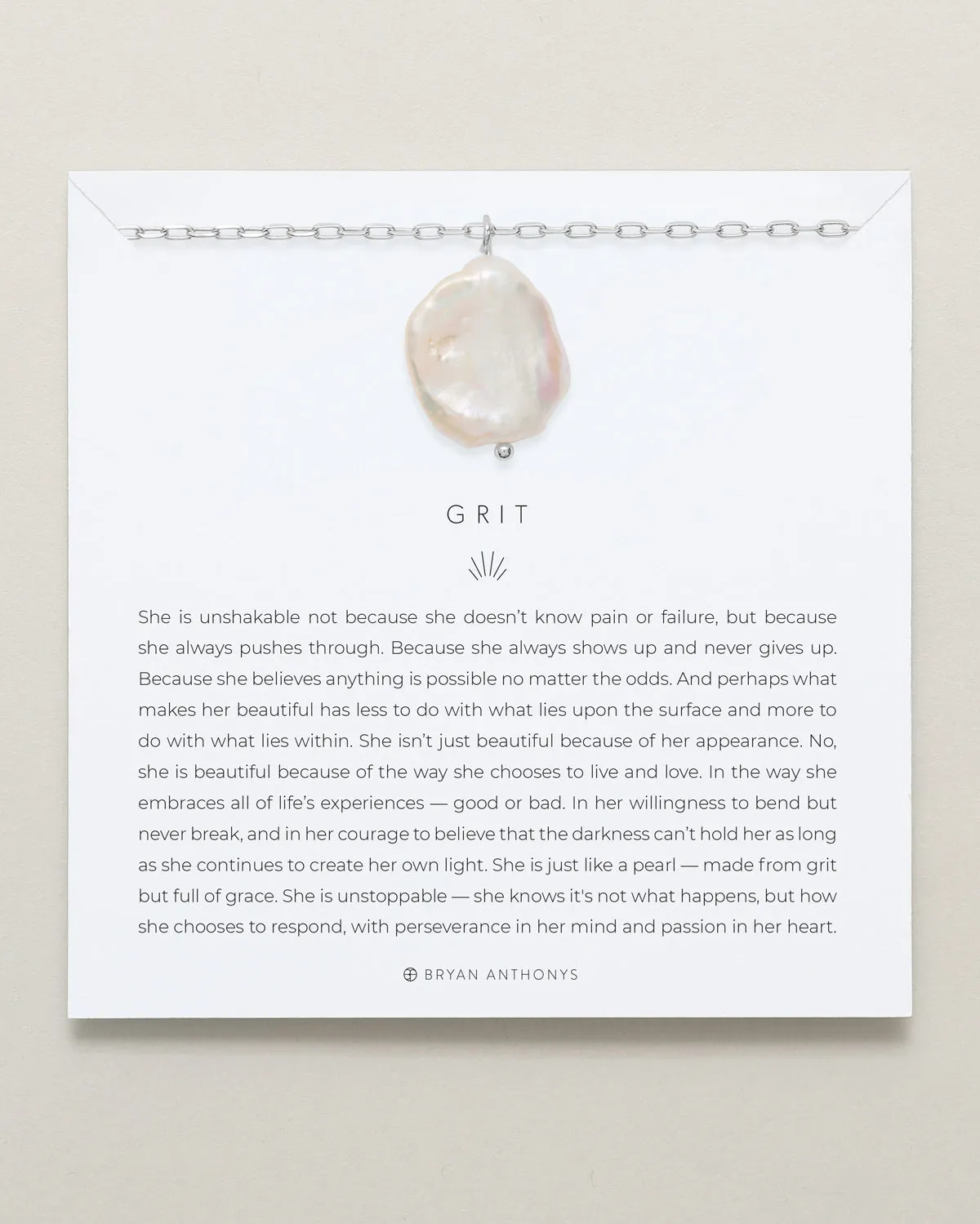 Grit Pendant Necklace