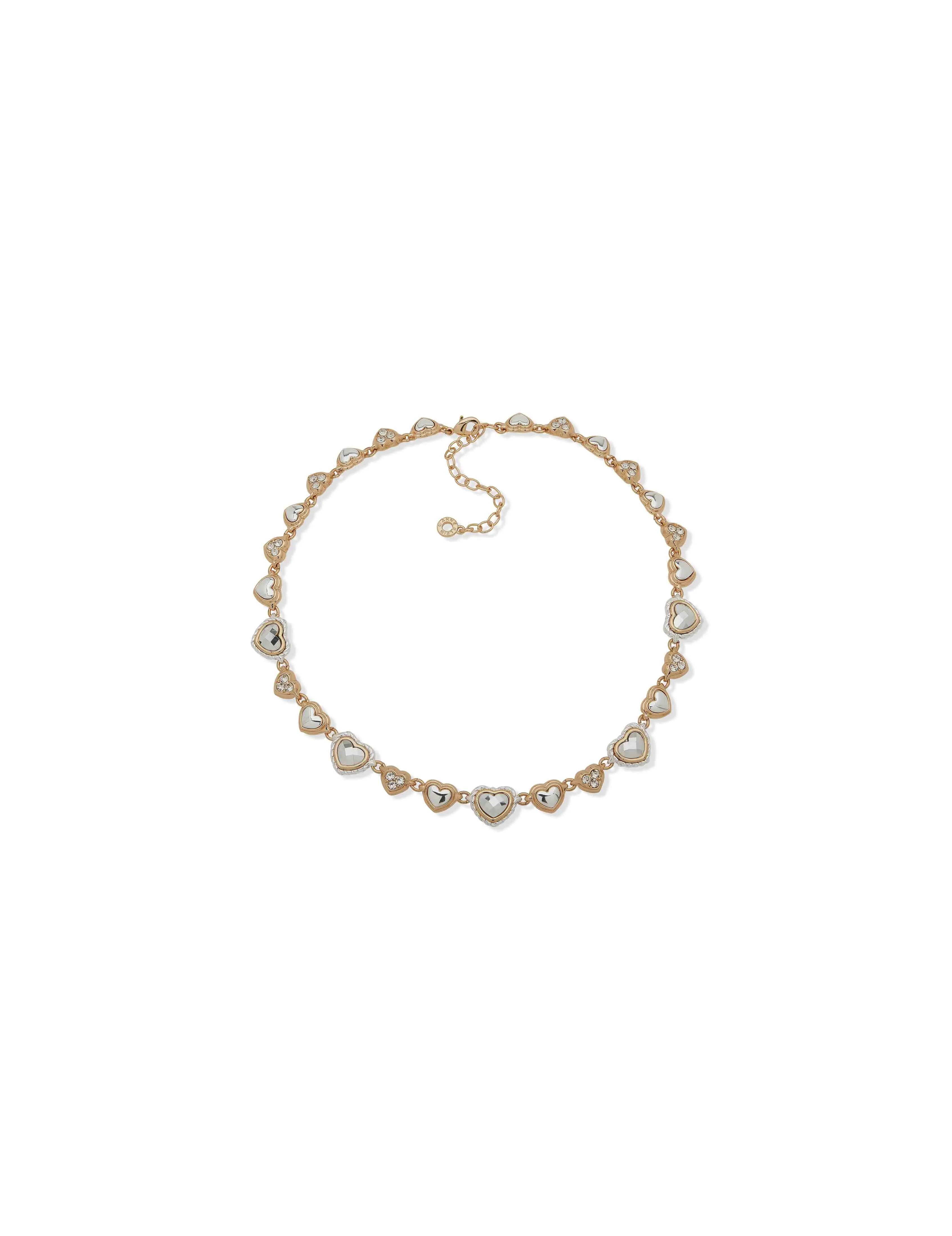 Heart Motif Collar Necklace