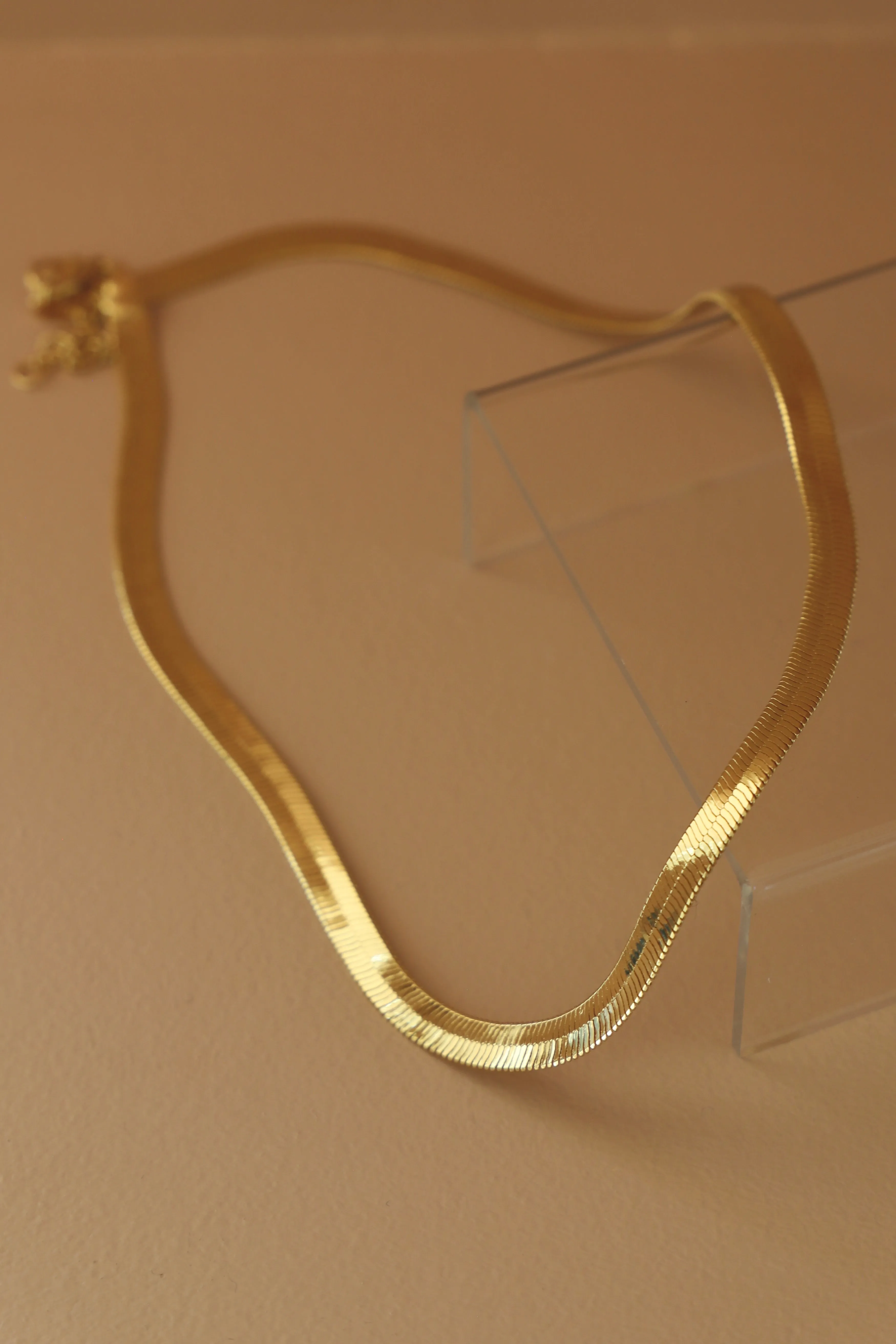 HERRINGBONE CHAIN NECKLACE