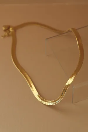 HERRINGBONE CHAIN NECKLACE