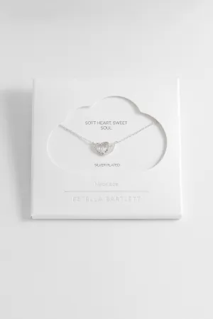 Interlocking Heart CZ Necklace