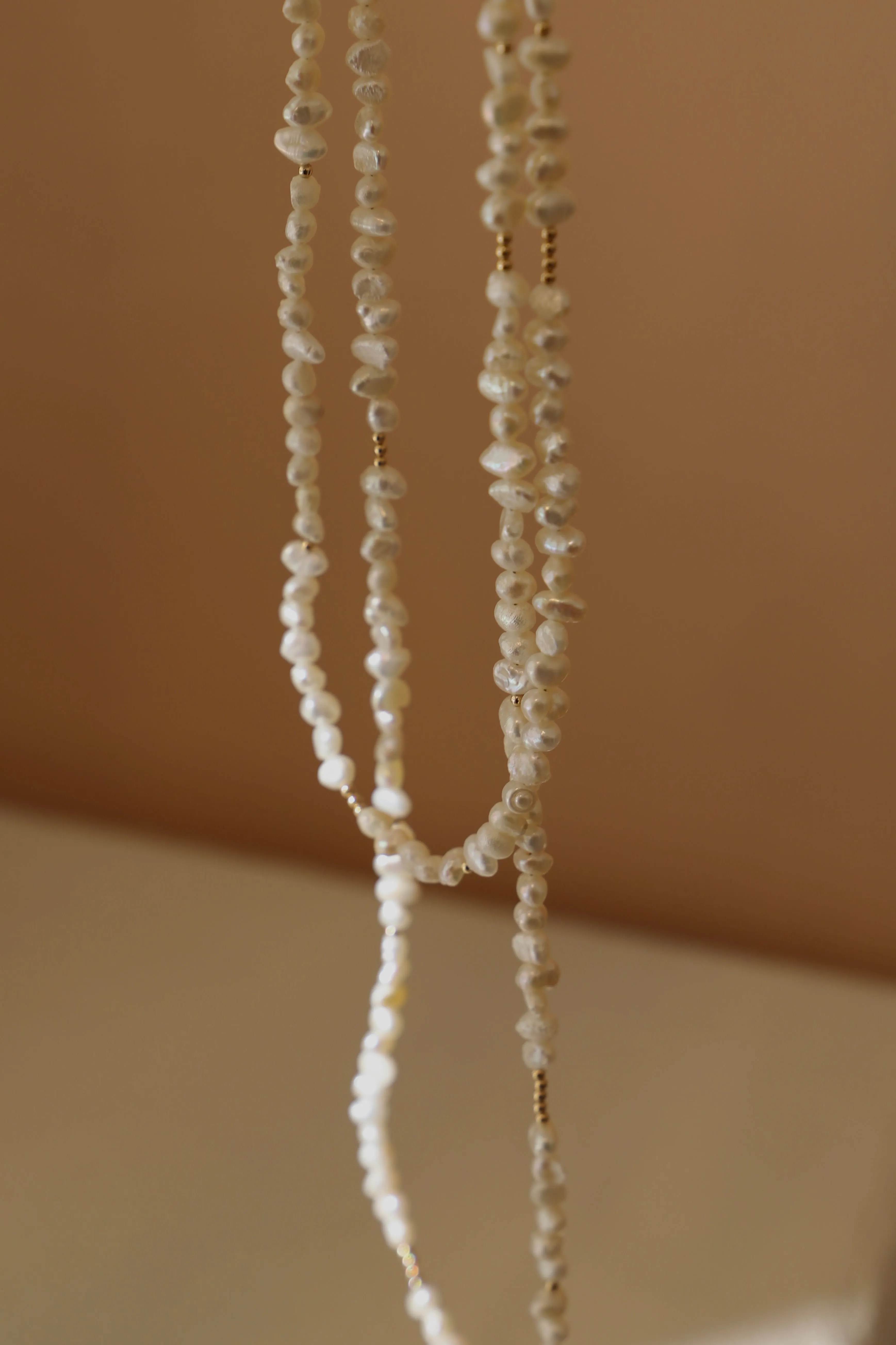ISLA DOUBLE WRAP PEARL NECKLACE