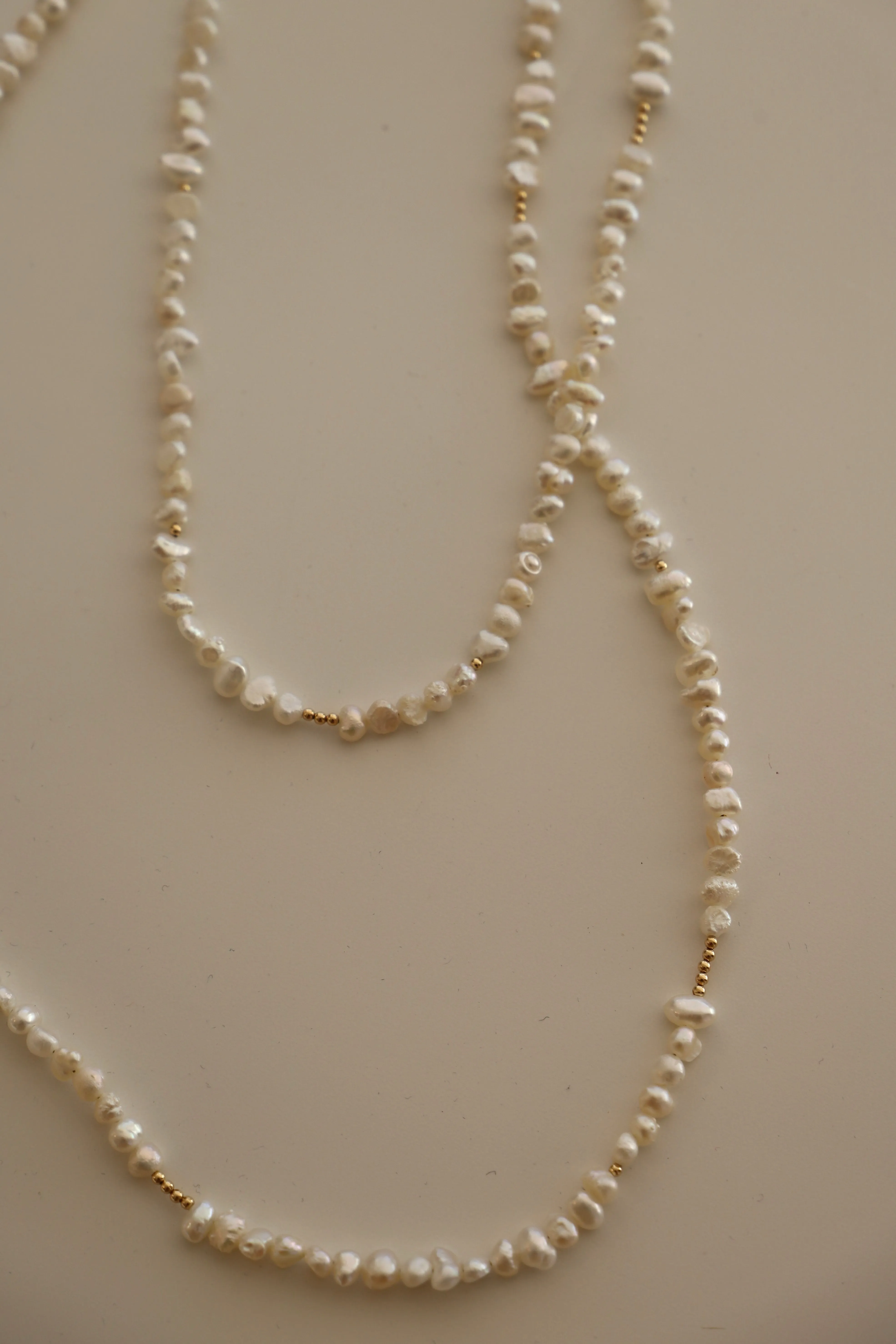 ISLA DOUBLE WRAP PEARL NECKLACE