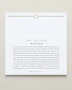 Just For Luck Horseshoe Necklace