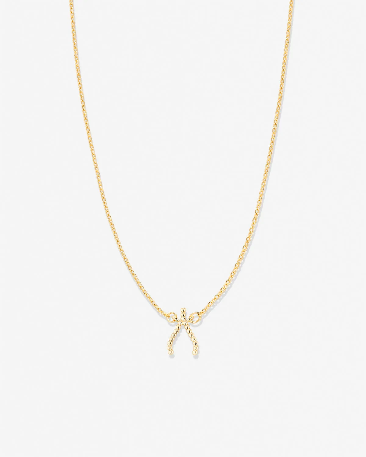 Just For Luck Wishbone Necklace