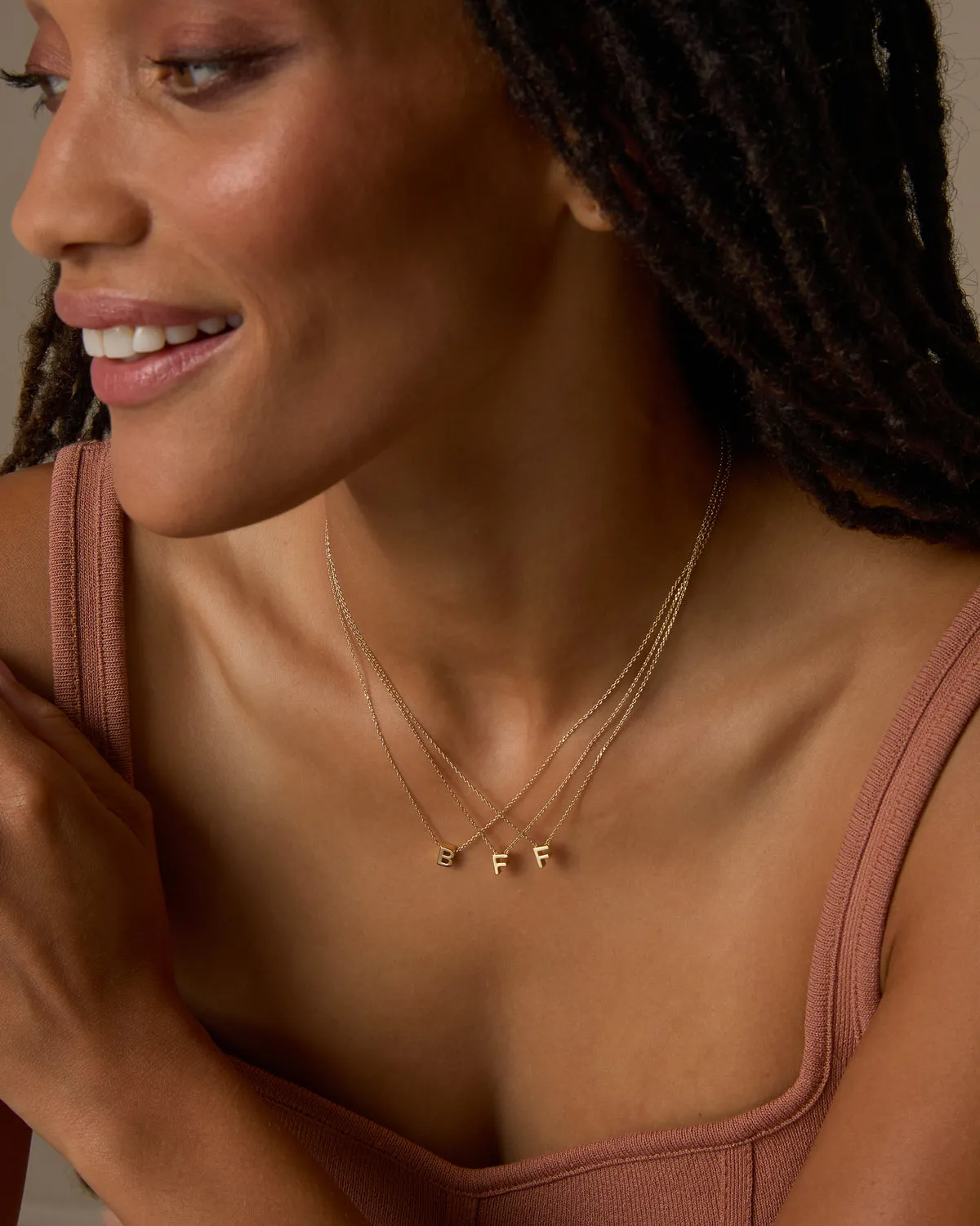 Just For You Initial Necklace — A