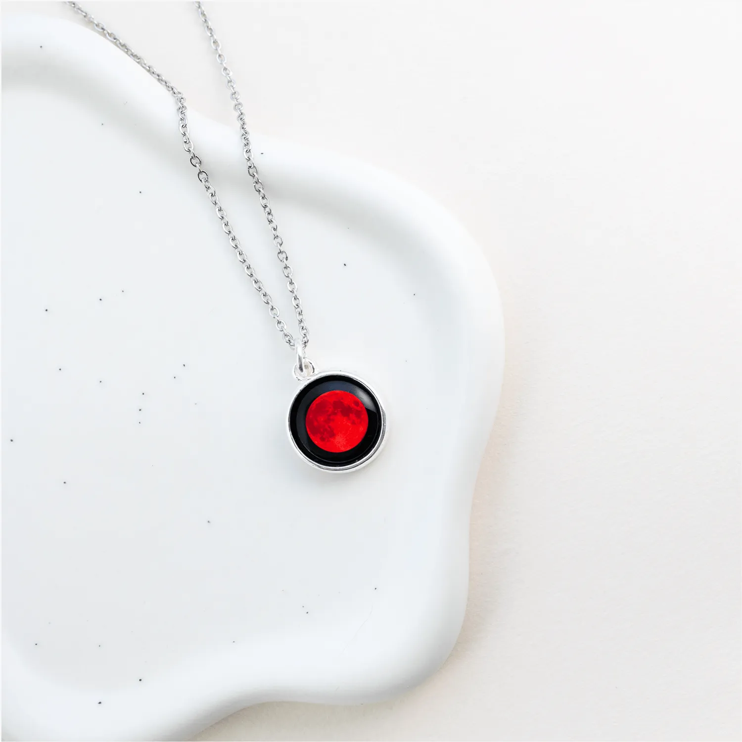 Lunar Eclipse Charmed Simplicity Necklace