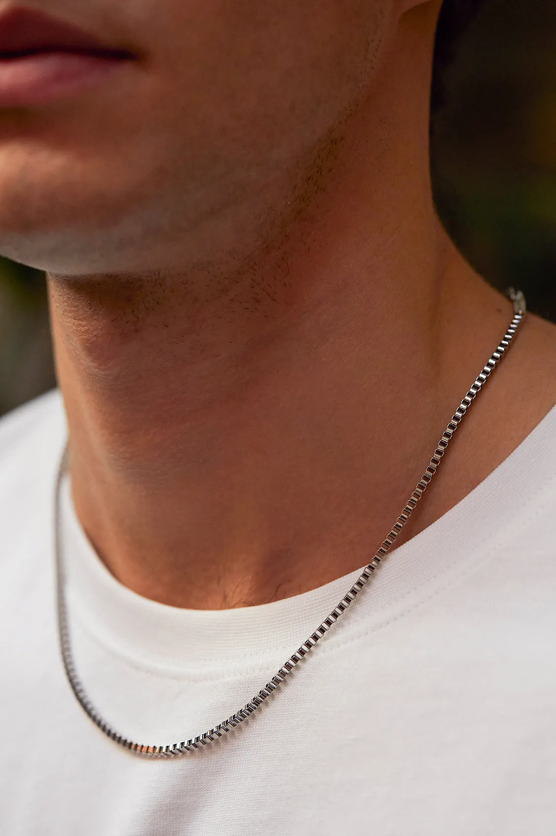 Men's Box Chain Necklace