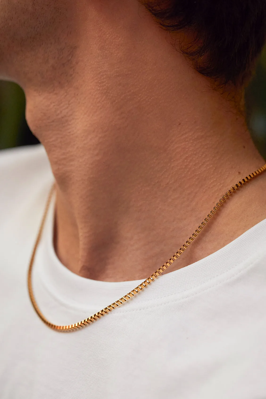 Men's Box Chain Necklace