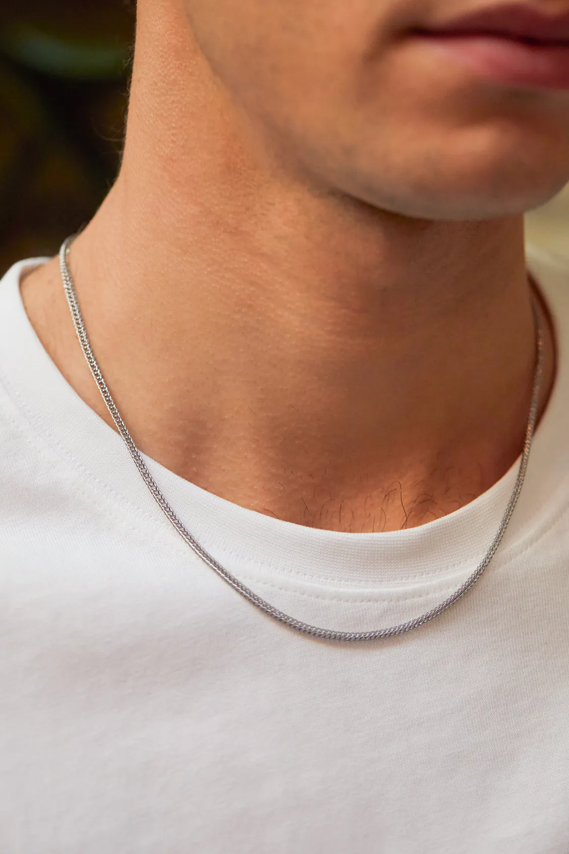 Men's Fox Tail Chain Necklace