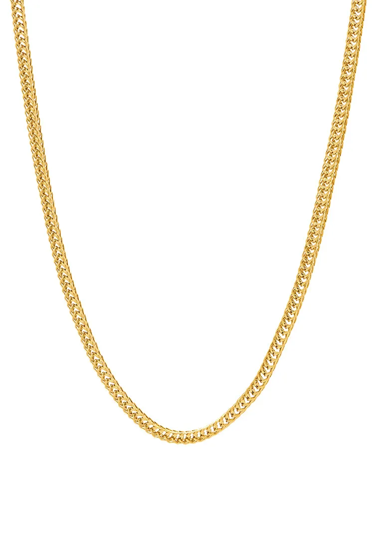 Men's Fox Tail Chain Necklace
