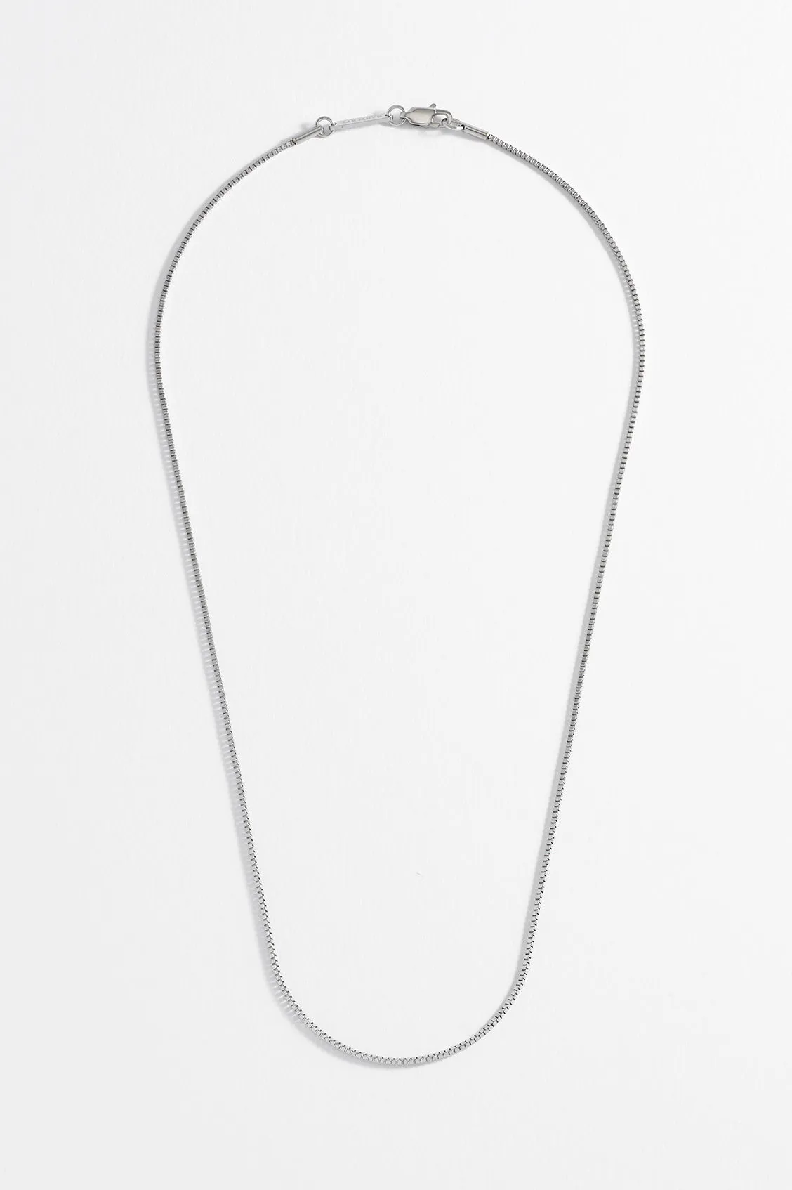 Men's Thin Box Chain Necklace