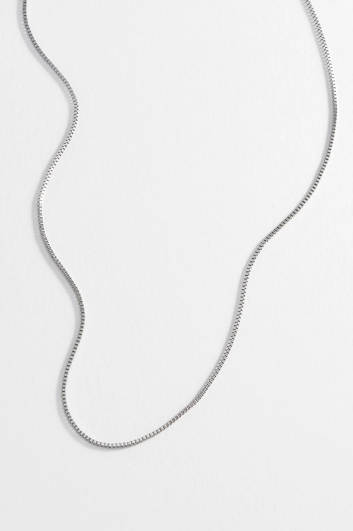 Men's Thin Box Chain Necklace