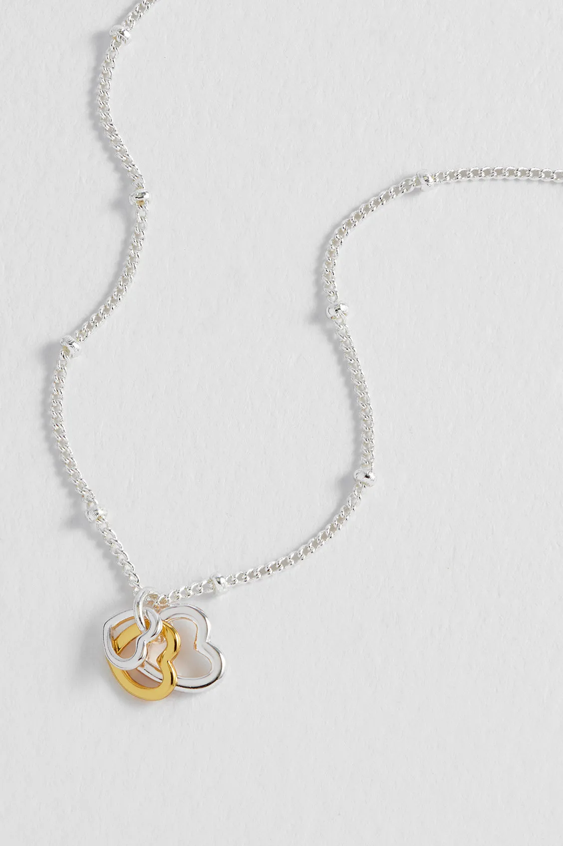 Mixed Triple Heart Necklace