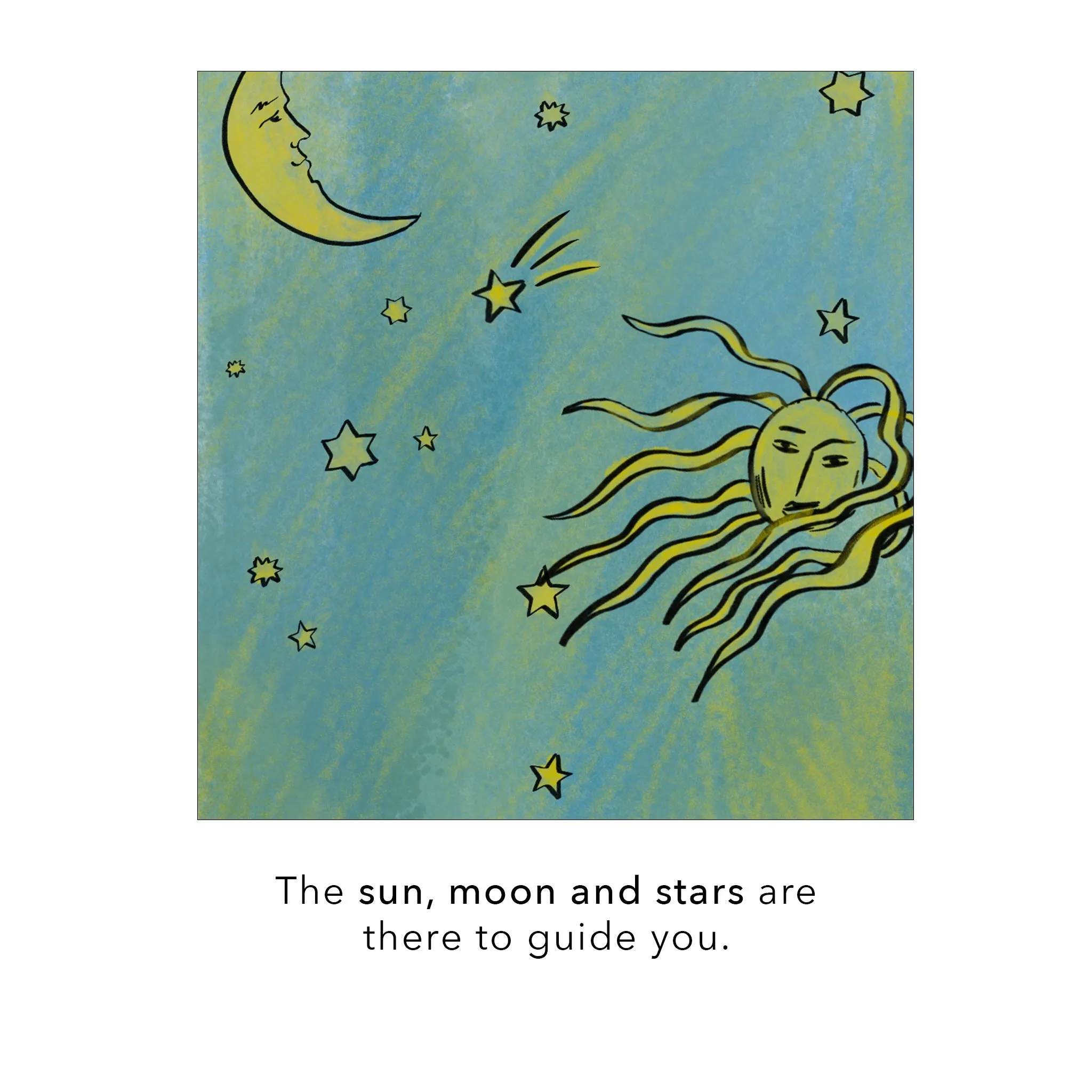 My Sun, Moon and Stars Charm
