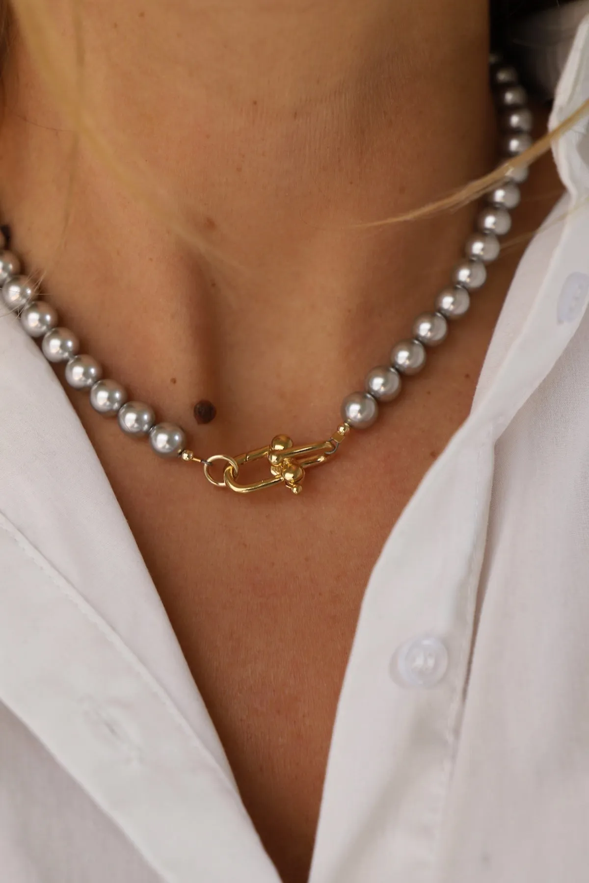 NOVA PEARL NECKLACE - BACKORDER SHIPS 5/16