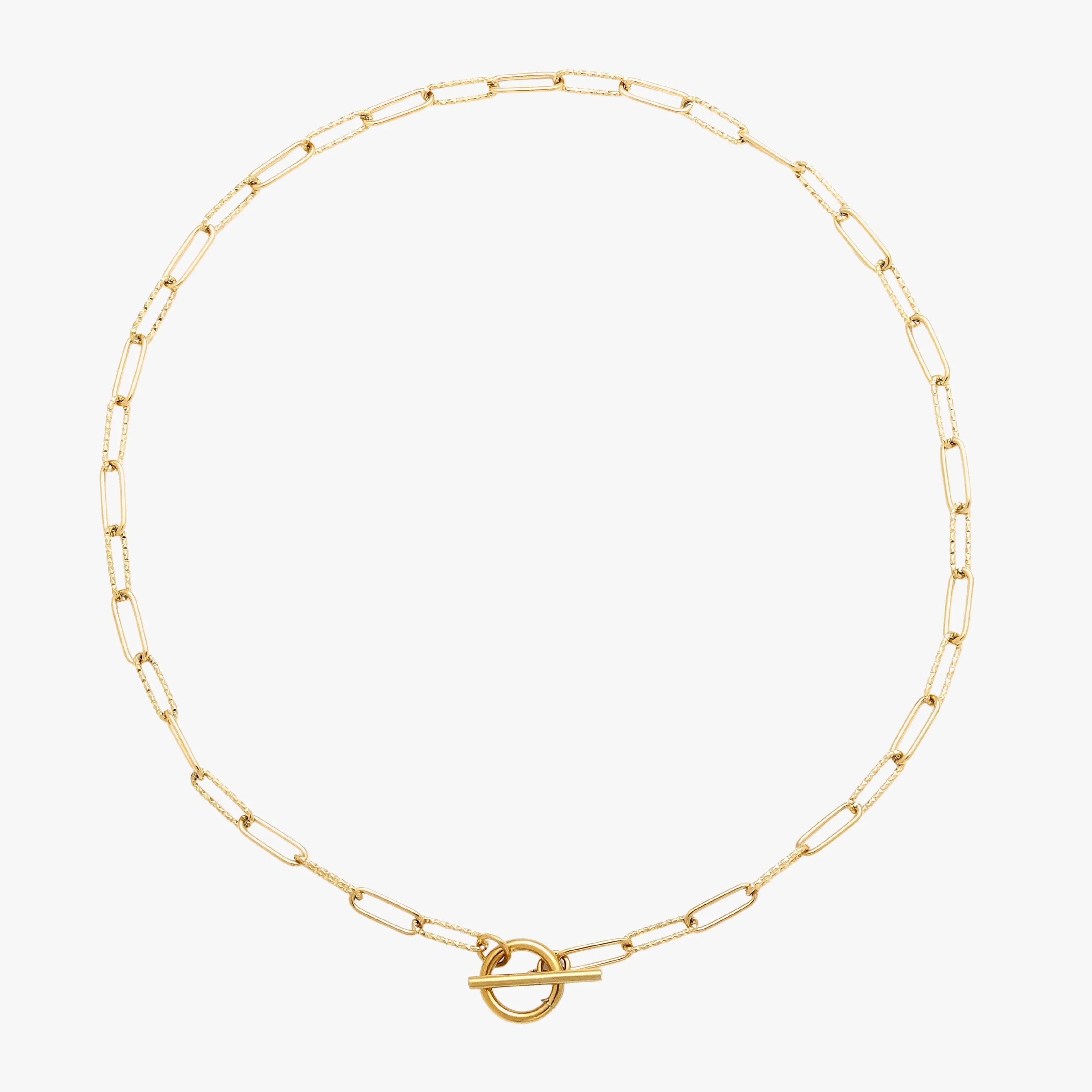 Paperclip Toggle Necklace