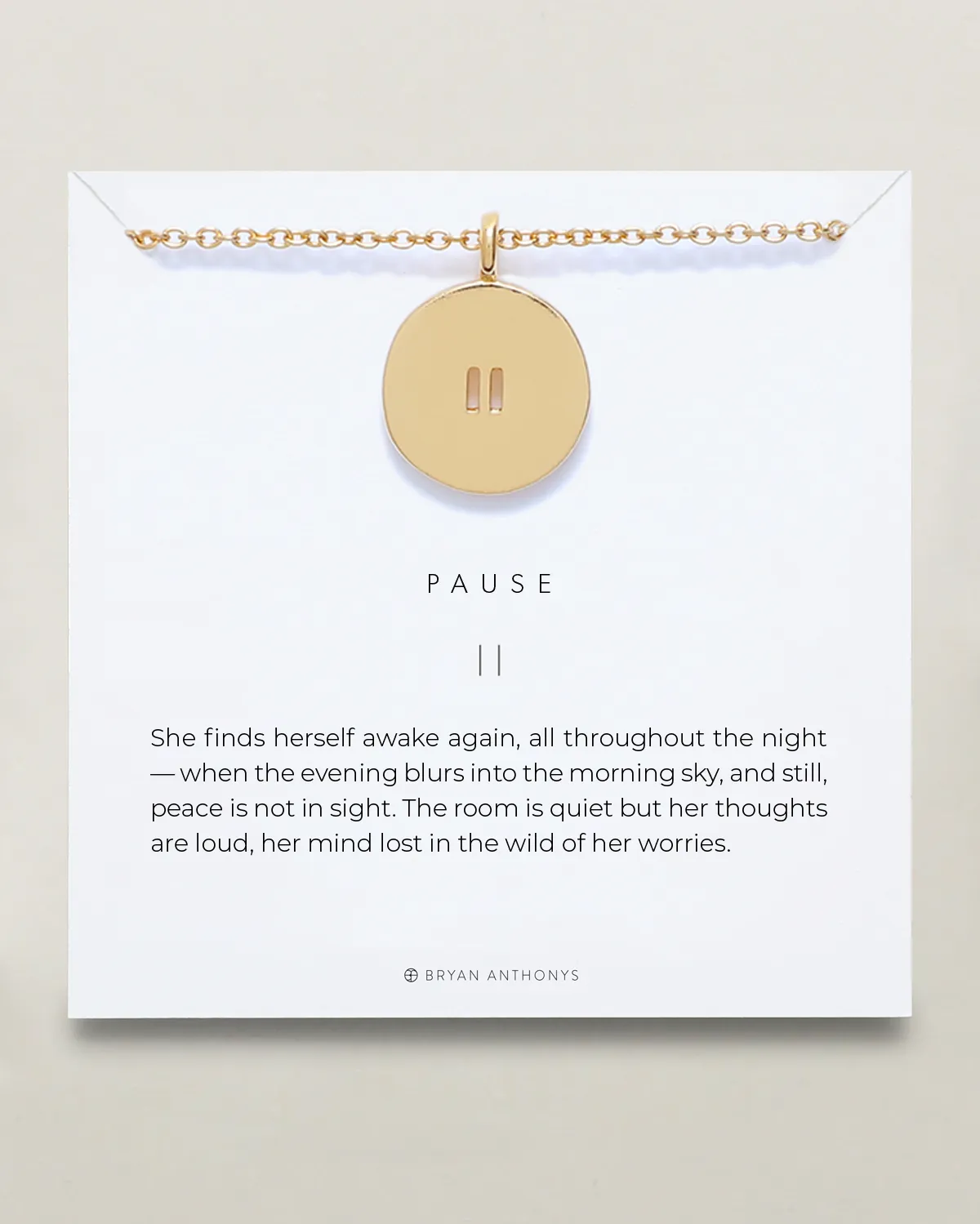 Pause Necklace