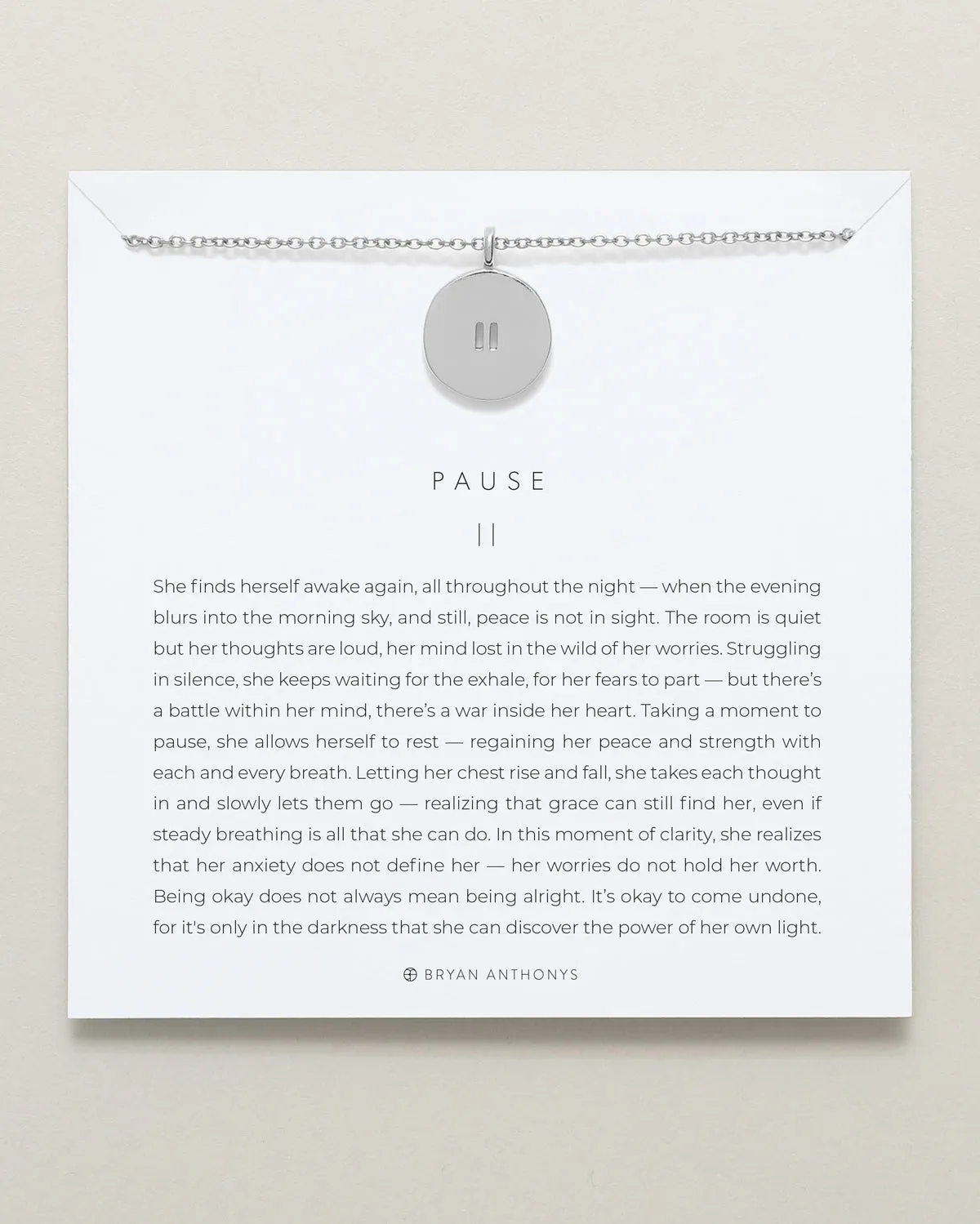 Pause Necklace