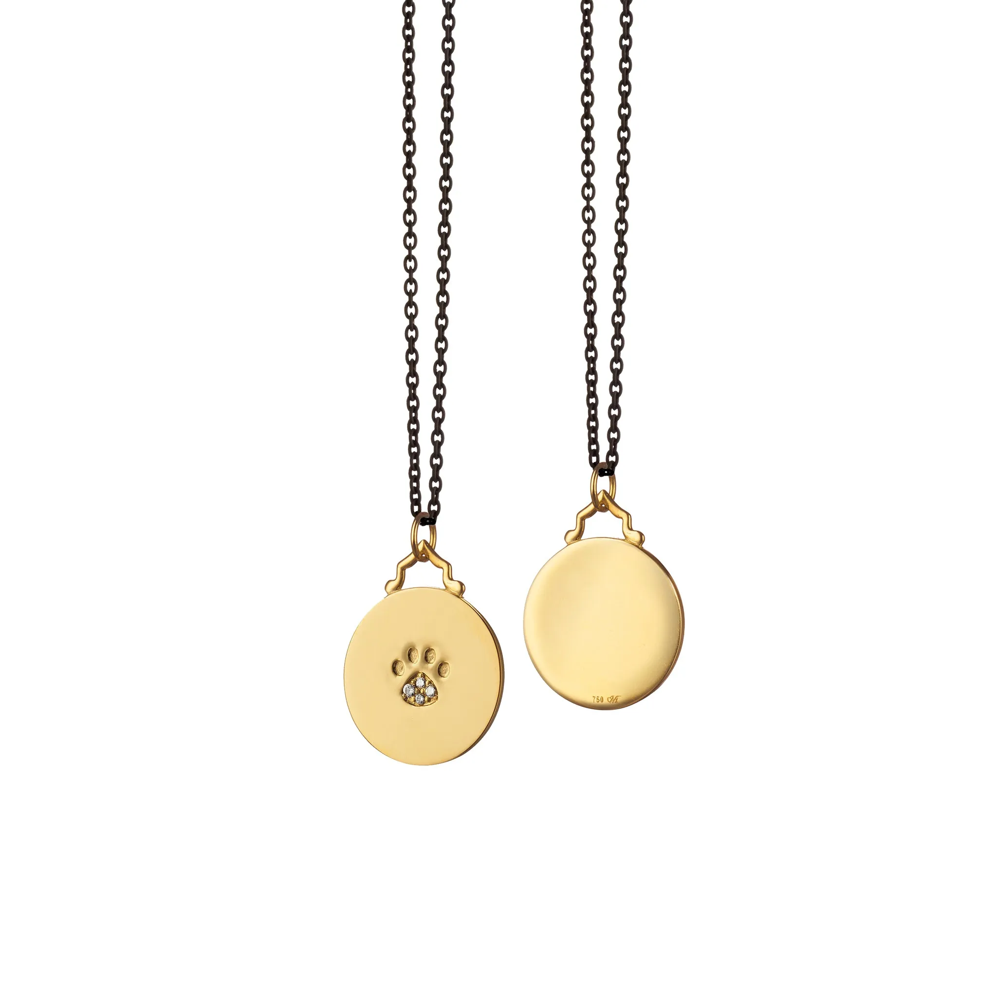 Paw Print Diamond Charm