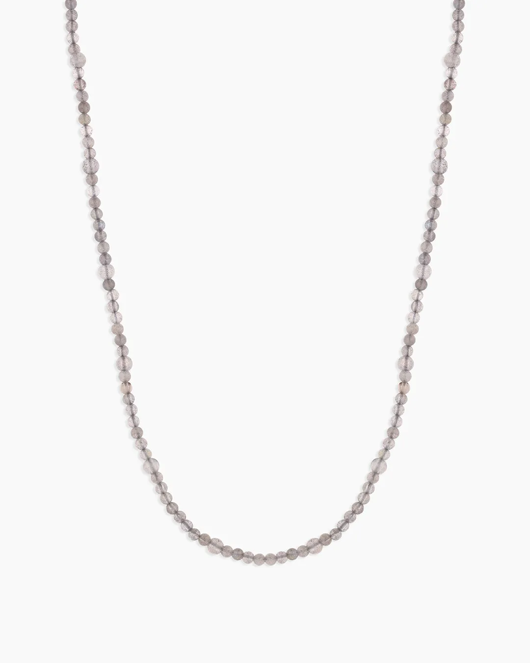Power Gemstone Long Beaded Necklace