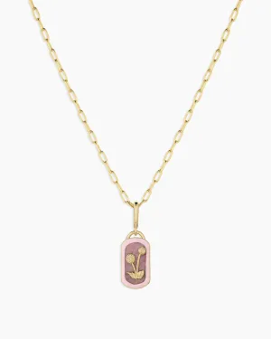 Power Gemstone Parker Charm Necklace Compassion