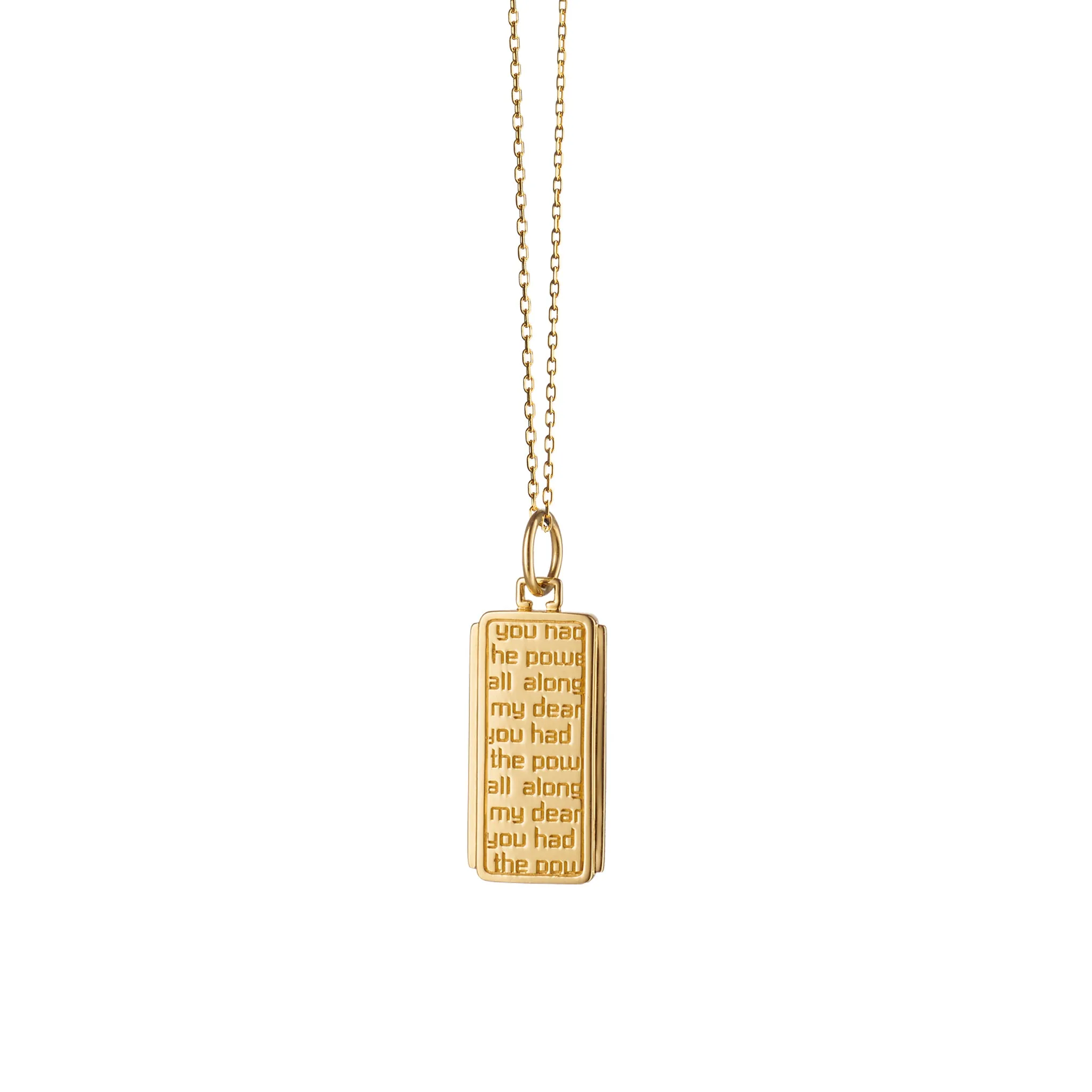 "Dorothy" 18K Gold Medallion