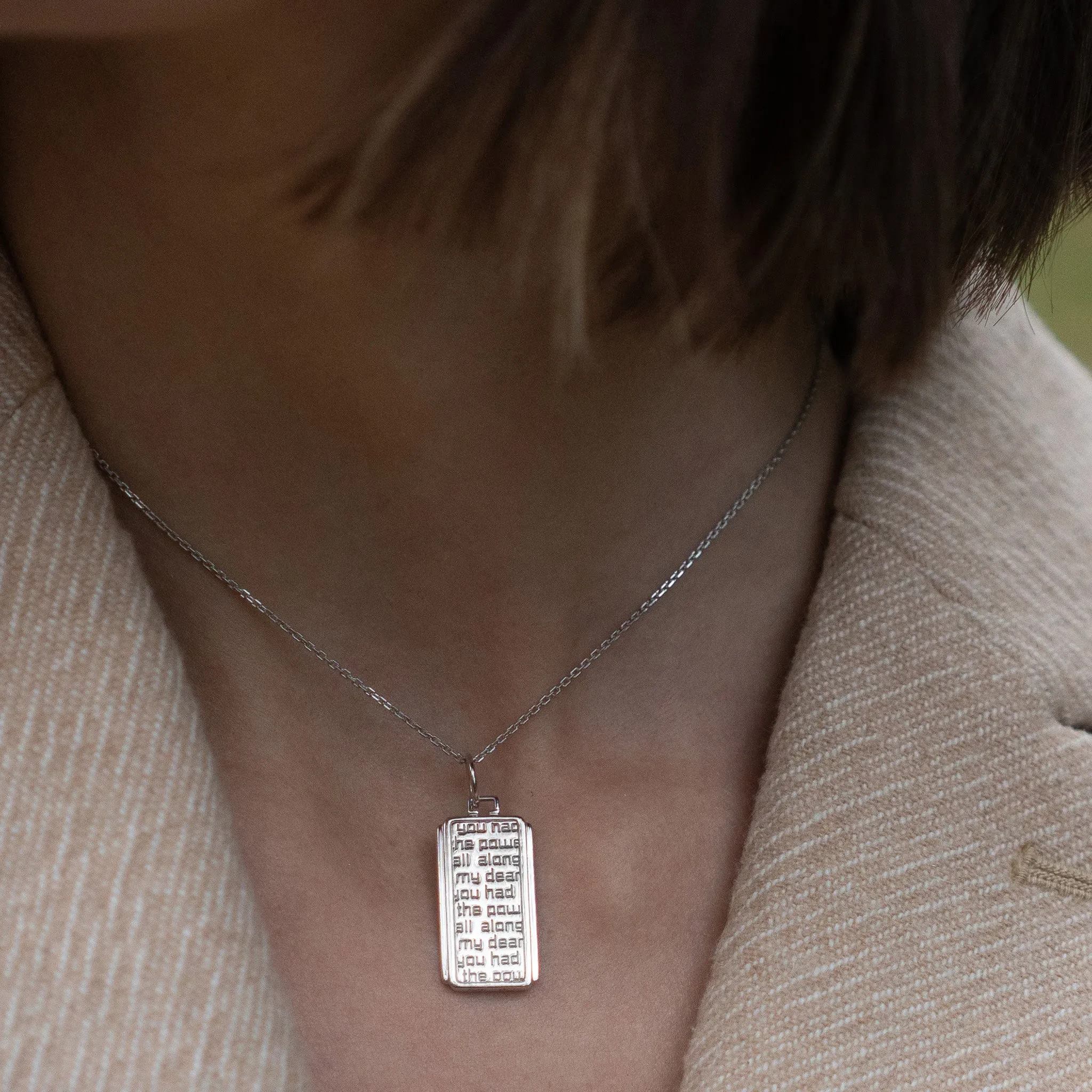 "Dorothy" Sterling Silver Medallion