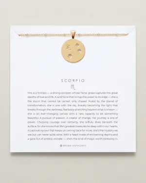 Scorpio — Zodiac Necklace