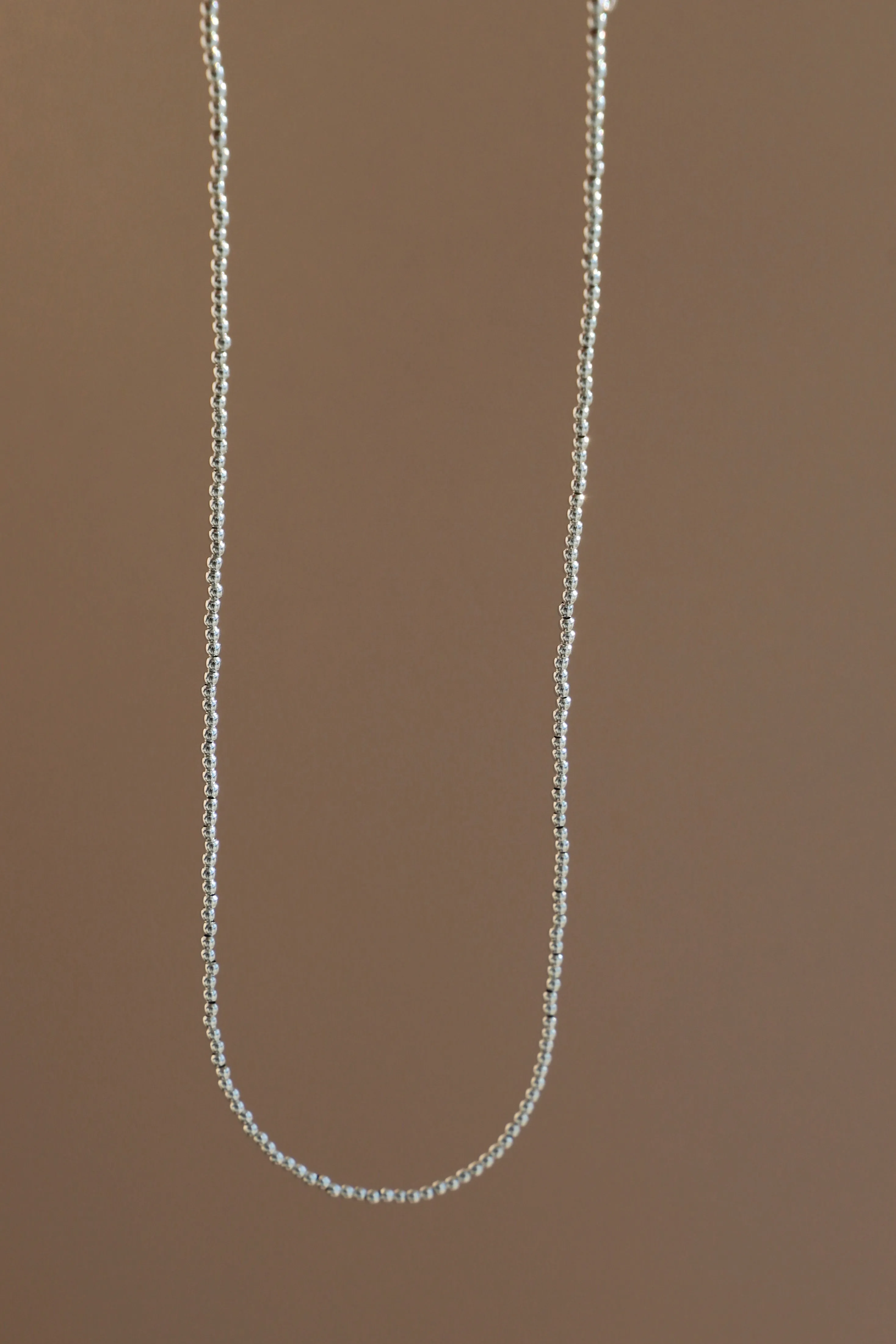 SILVER BEADED CHAIN