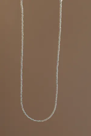 SILVER BEADED CHAIN
