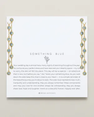 Something Blue Chandelier Earrings