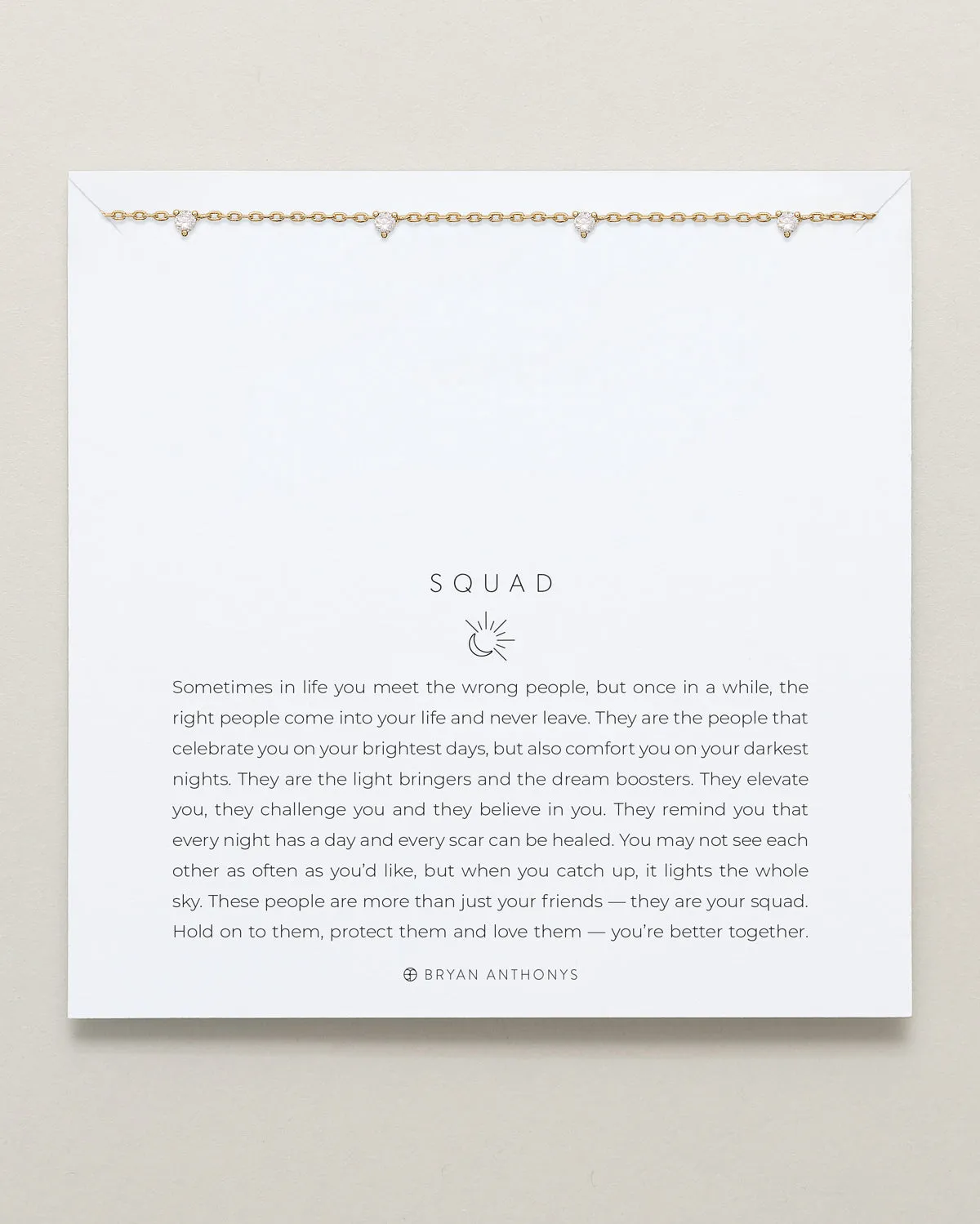 Squad Crystal Necklace