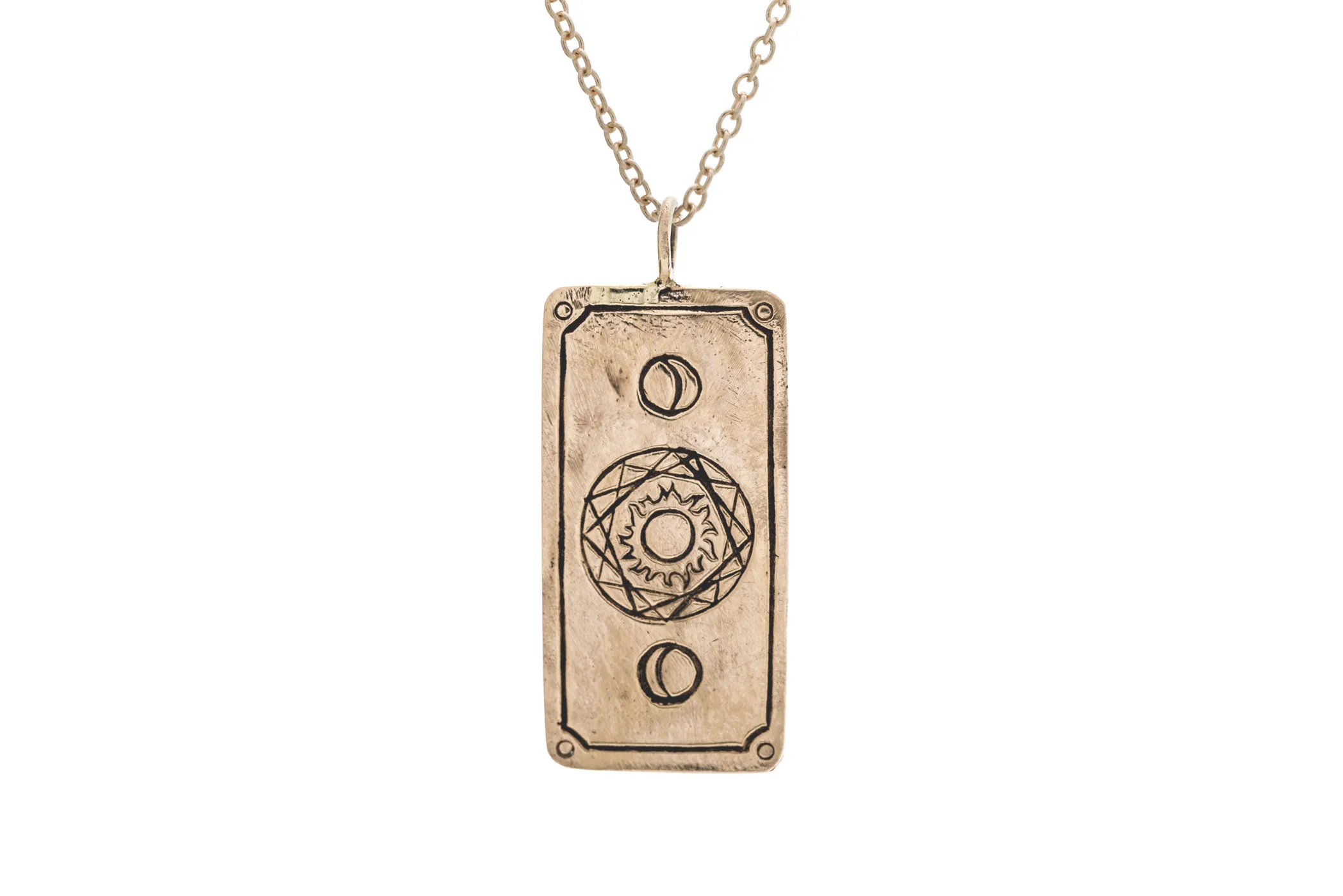 Strength Tarot Card Necklace