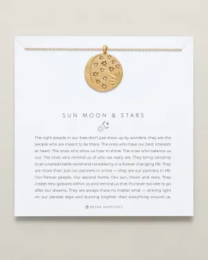 Sun Moon & Stars Necklace