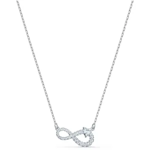 Swarovski Women's Necklace - Hyperbola Infinity Rhodium Plated Pendant | 5520576