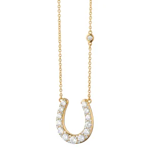 The Horseshoe Necklace with Diamonds
