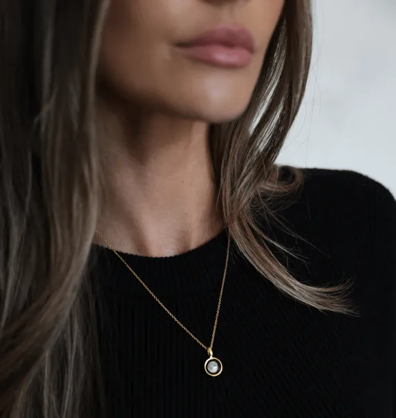 Titan Bracelet and Gold Sky Light Necklace