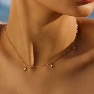 Triple Diamonds Choker