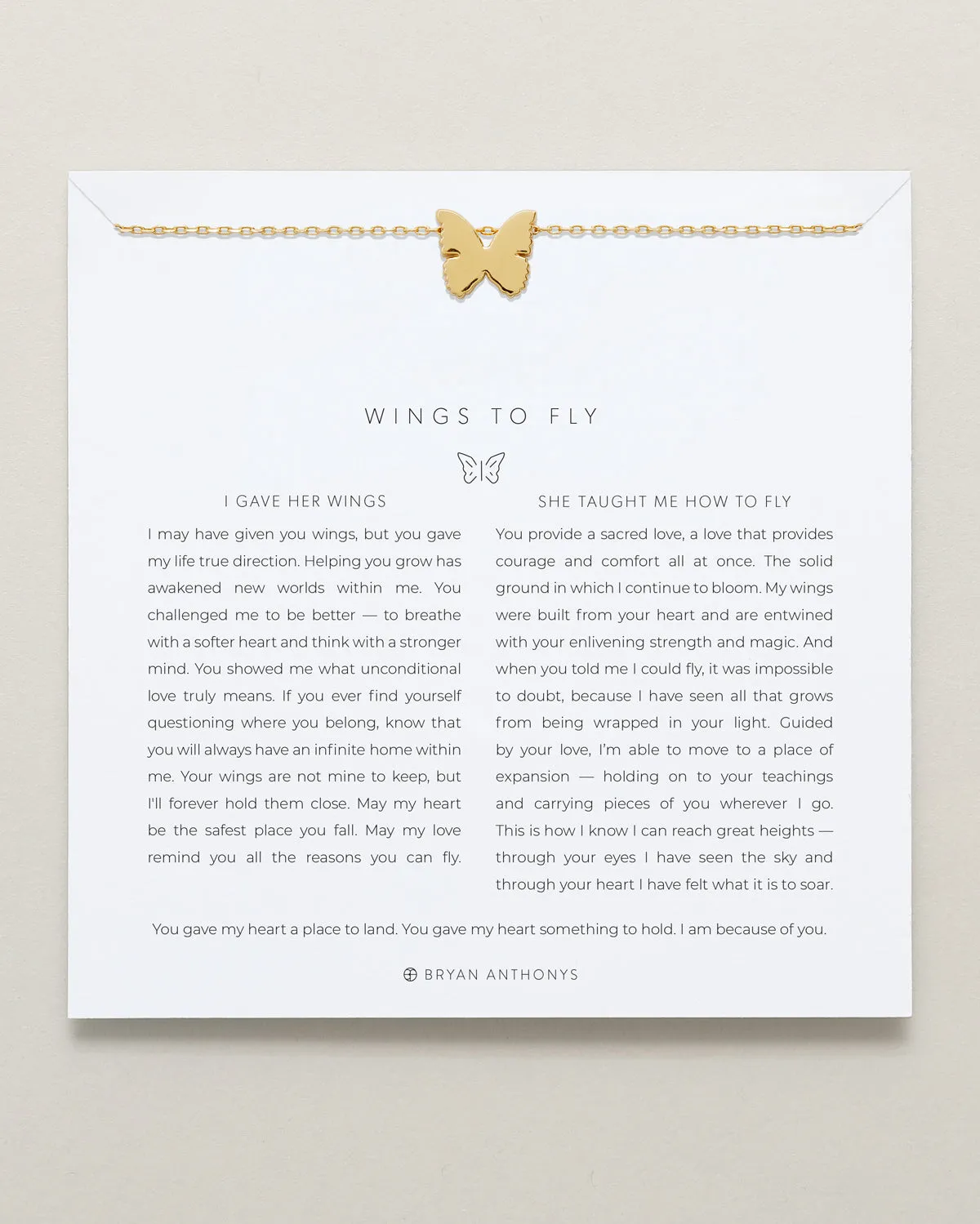 Wings to Fly Icon Necklace