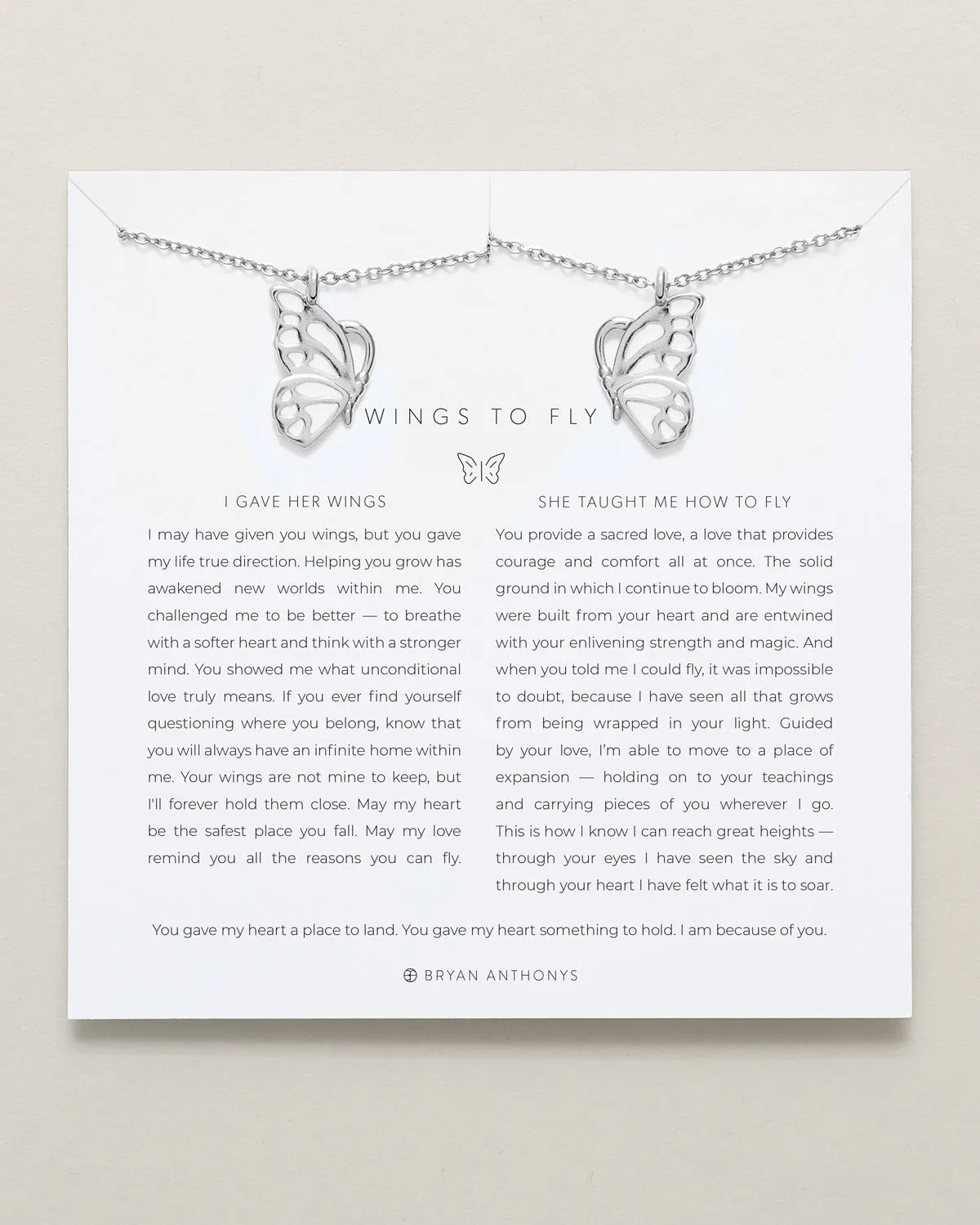 Wings to Fly Necklace Set