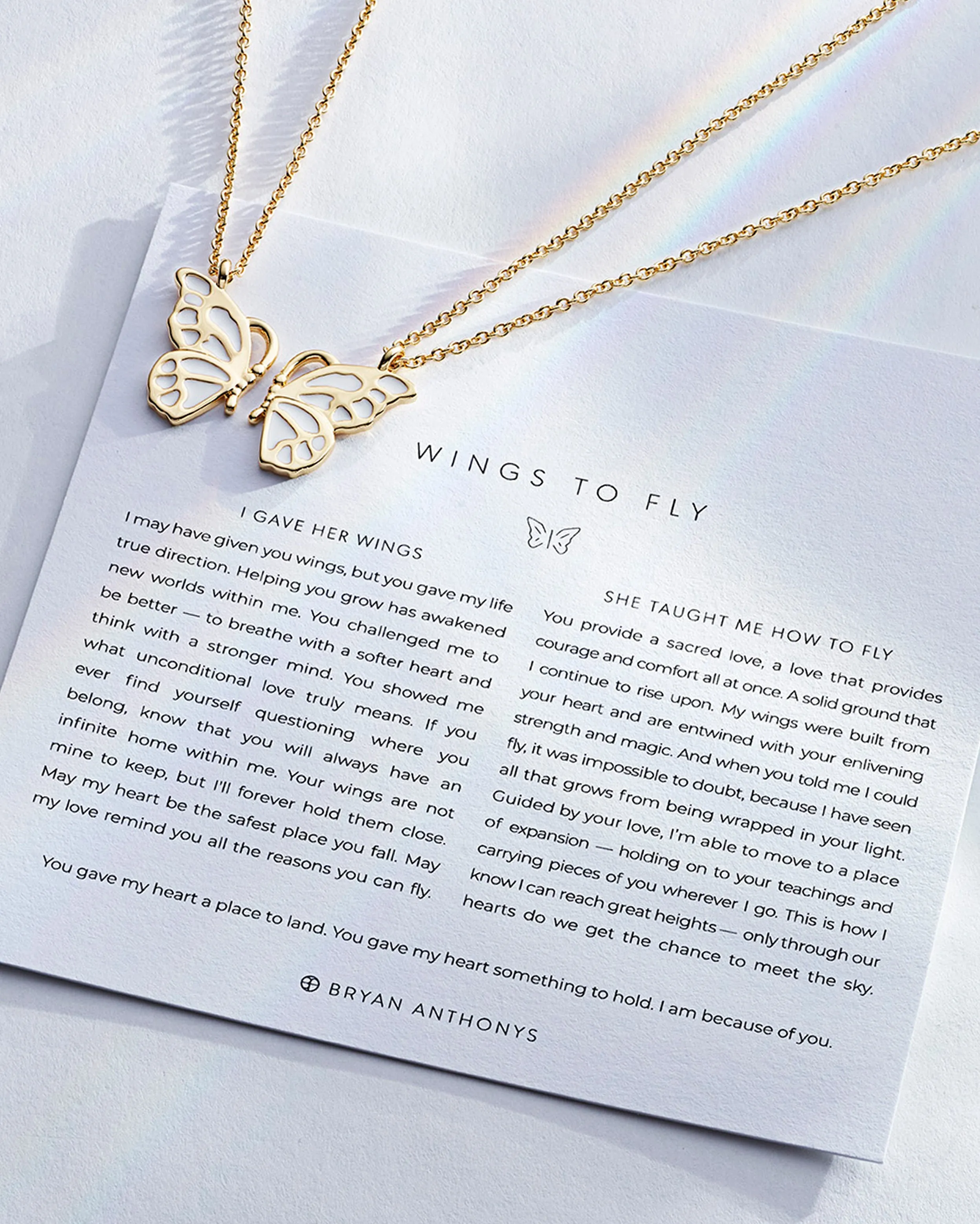 Wings to Fly Necklace Set