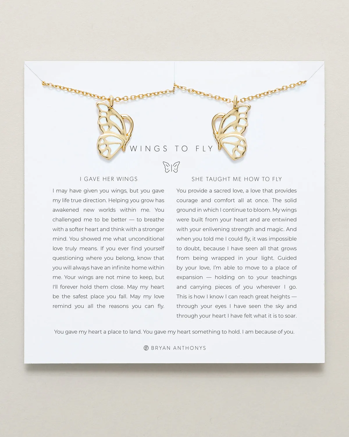 Wings to Fly Necklace Set
