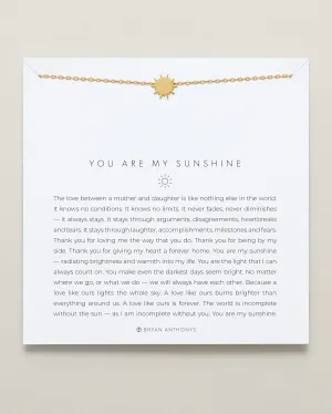 You Are My Sunshine Icon Necklace